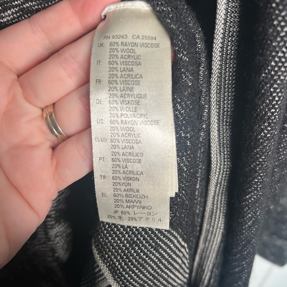 Diesel Evil Eye Open Knit Wool Blend Cardigan Sweater Women’s Size Small - Picture 5 of 8